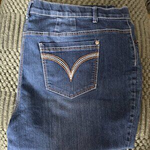 Penningtons 28W Straight Leg 5-Pocket Jeans